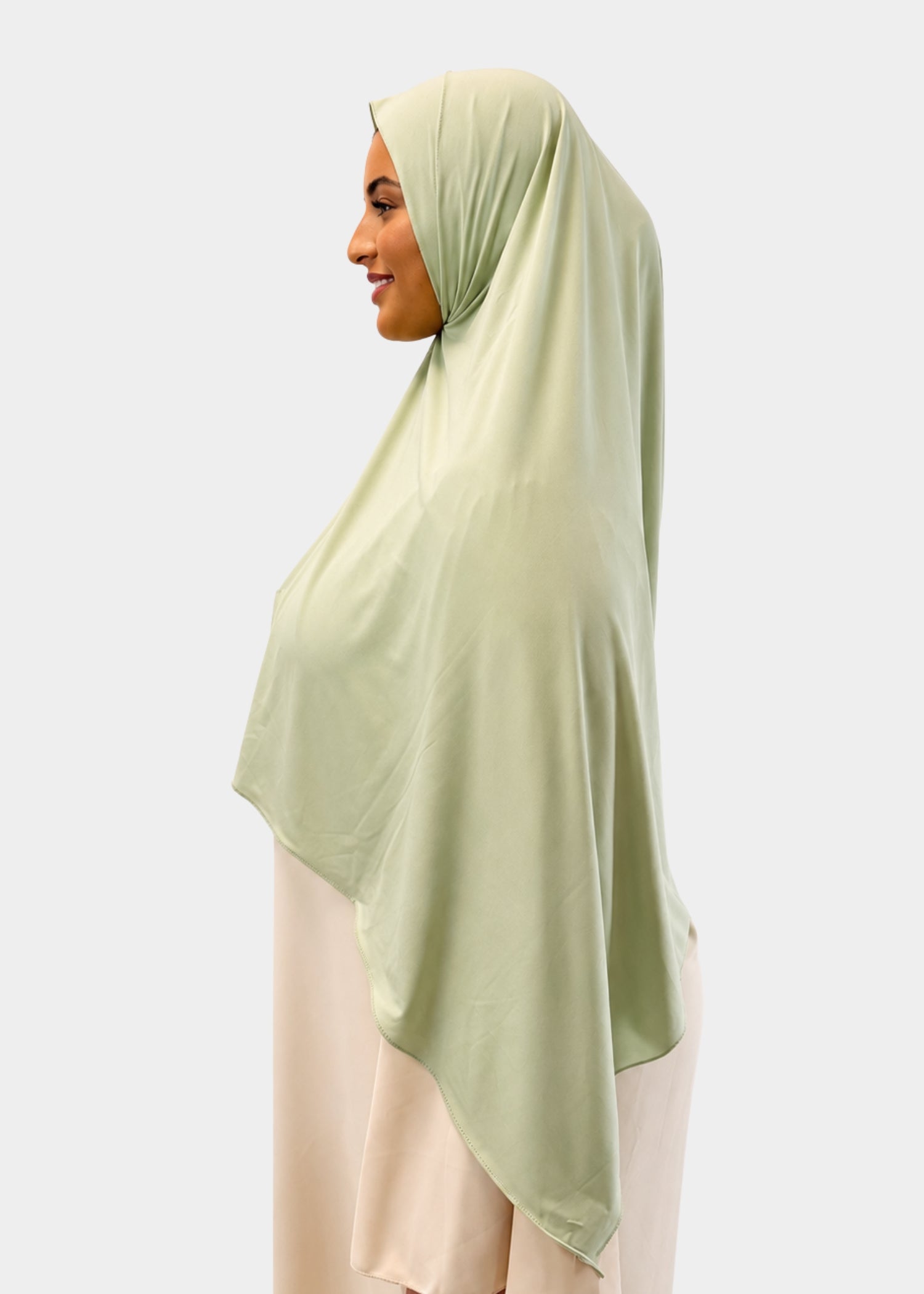 Hijab Jersey Premium - Vert d'eau N°J4