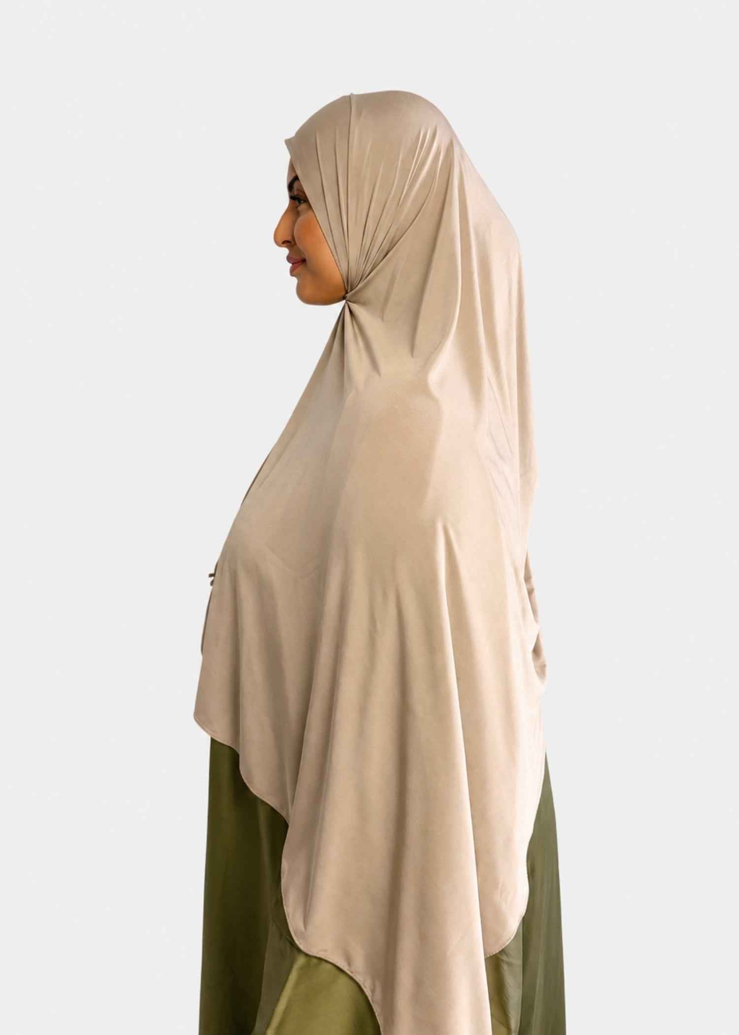 Hijab Jersey Liquid - Ivoire - N°L18