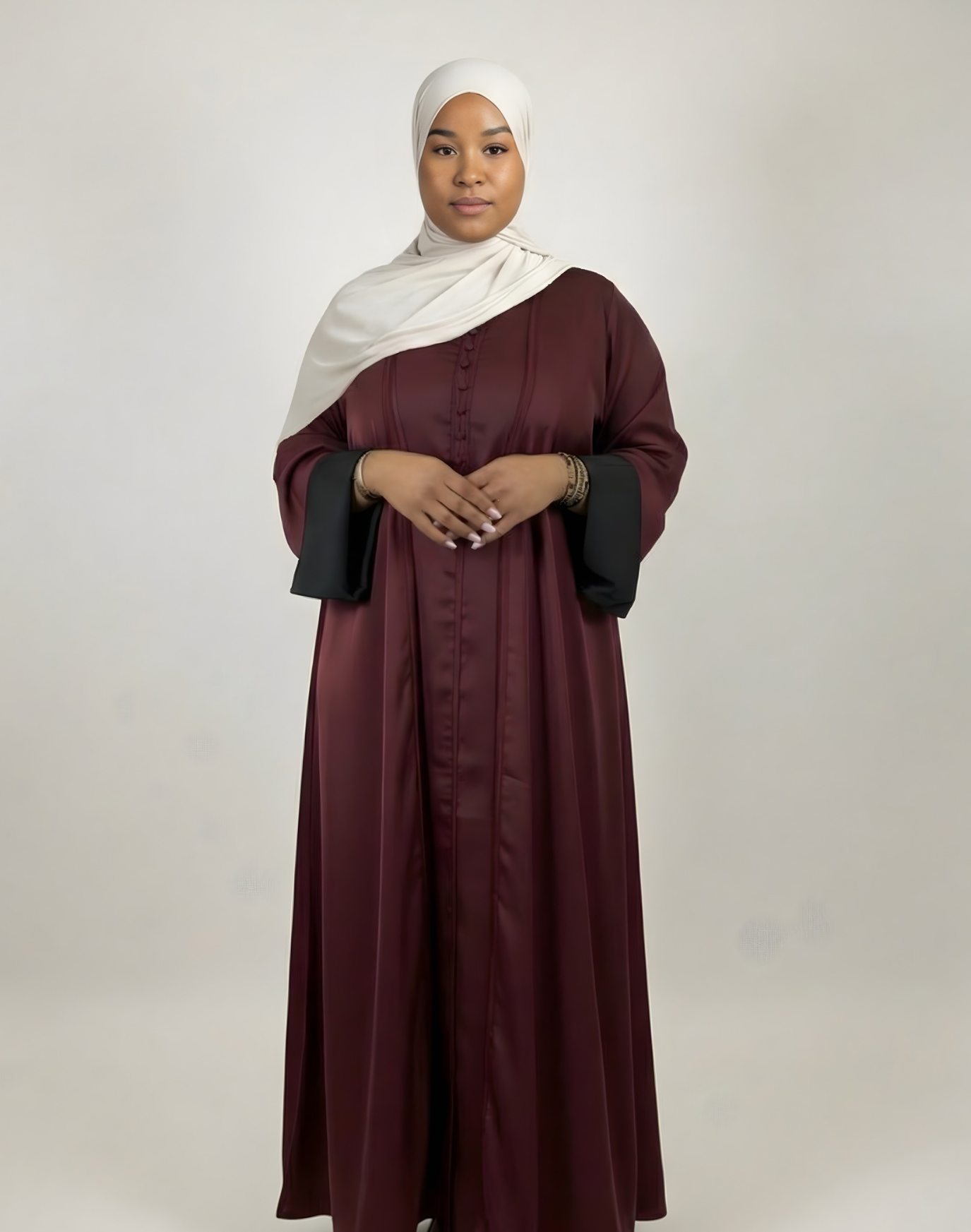 Tenue modest Bordeaux élégante – MonHijab.fr