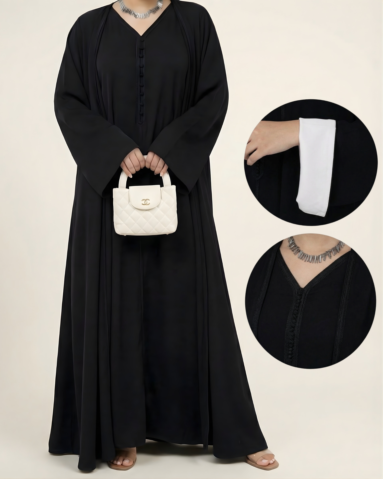 Tenue modest Noir élégante – MonHijab.fr