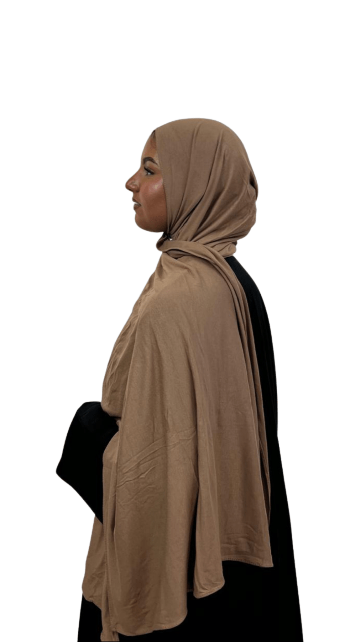 Hijab Coton - Camel - MonHijab.fr