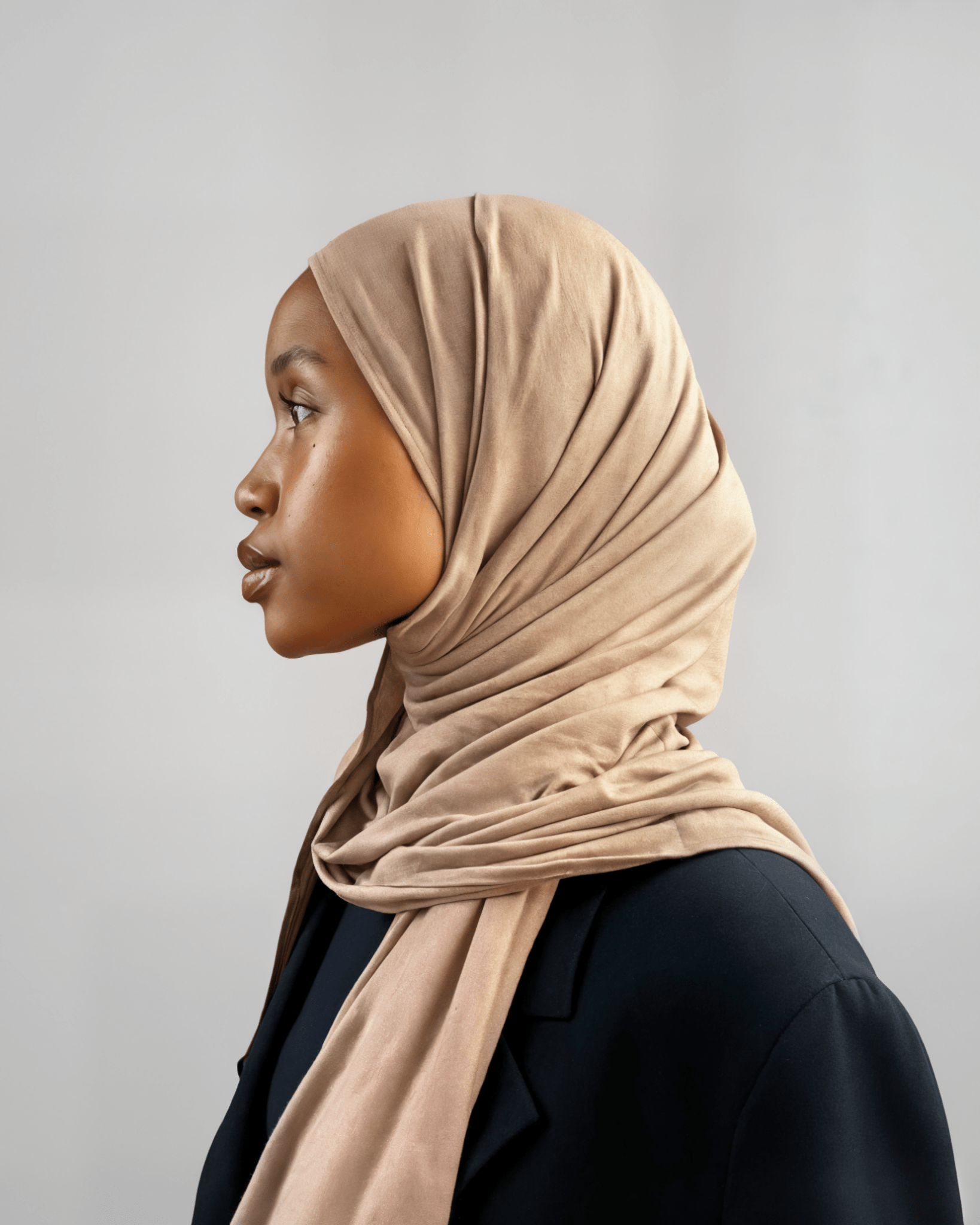 Hijab Coton - Taupe Luxe - MonHijab.fr