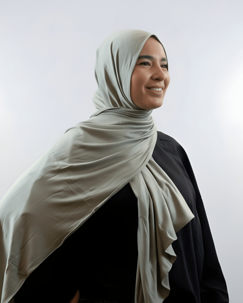 Hijab Coton - Vert Luxe - C6 - MonHijab.fr