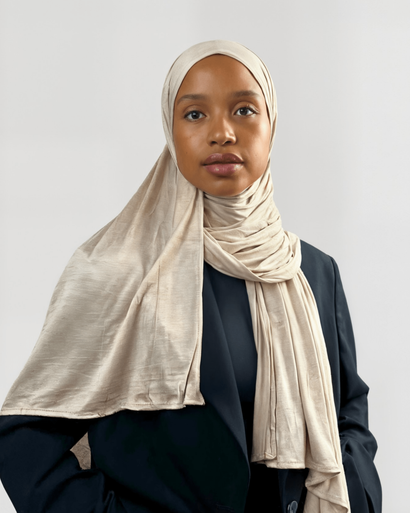 Hijab Jersey Bambou - Beige - MonHijab.fr