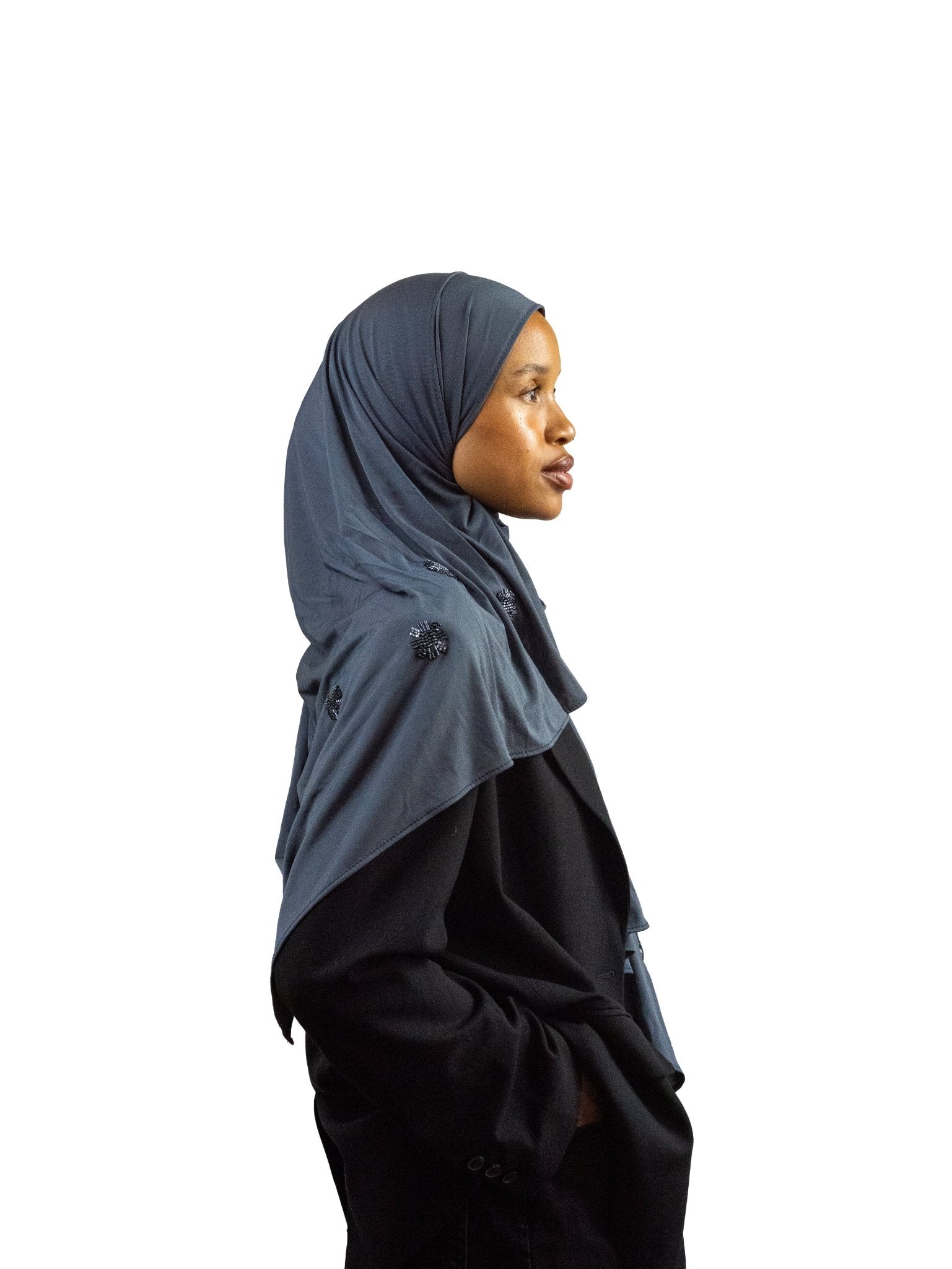 Hijab Jersey Crystal - Gris N°5 - MonHijab.fr