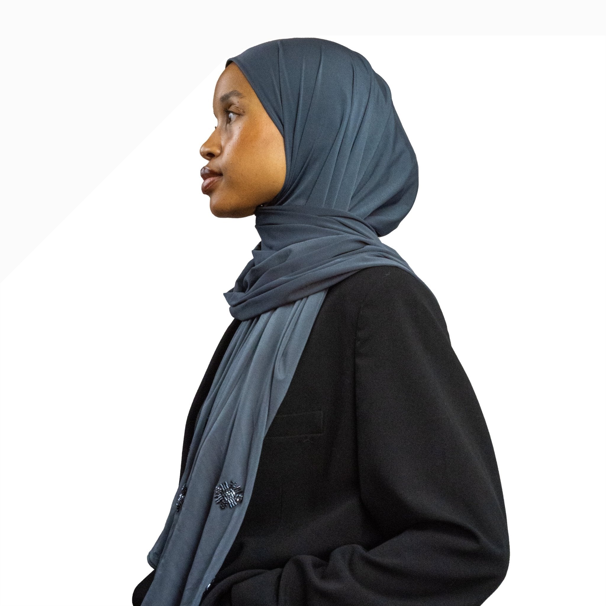 Hijab Jersey Crystal - Gris N°5 - MonHijab.fr