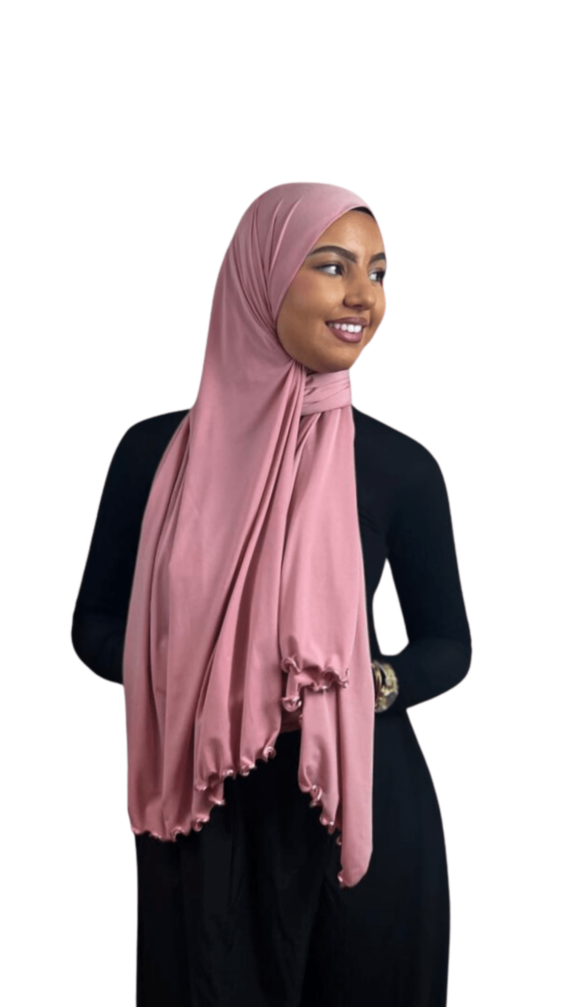 Hijab Jersey Frisé Premium - Rose Bonbon N°52 - MonHijab.fr