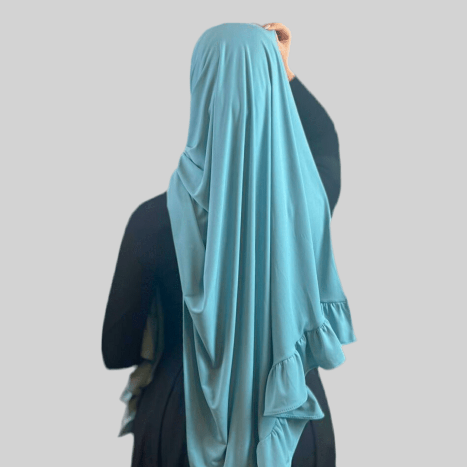 Hijab Jersey Froufrou - Bleu N°5 - MonHijab.fr