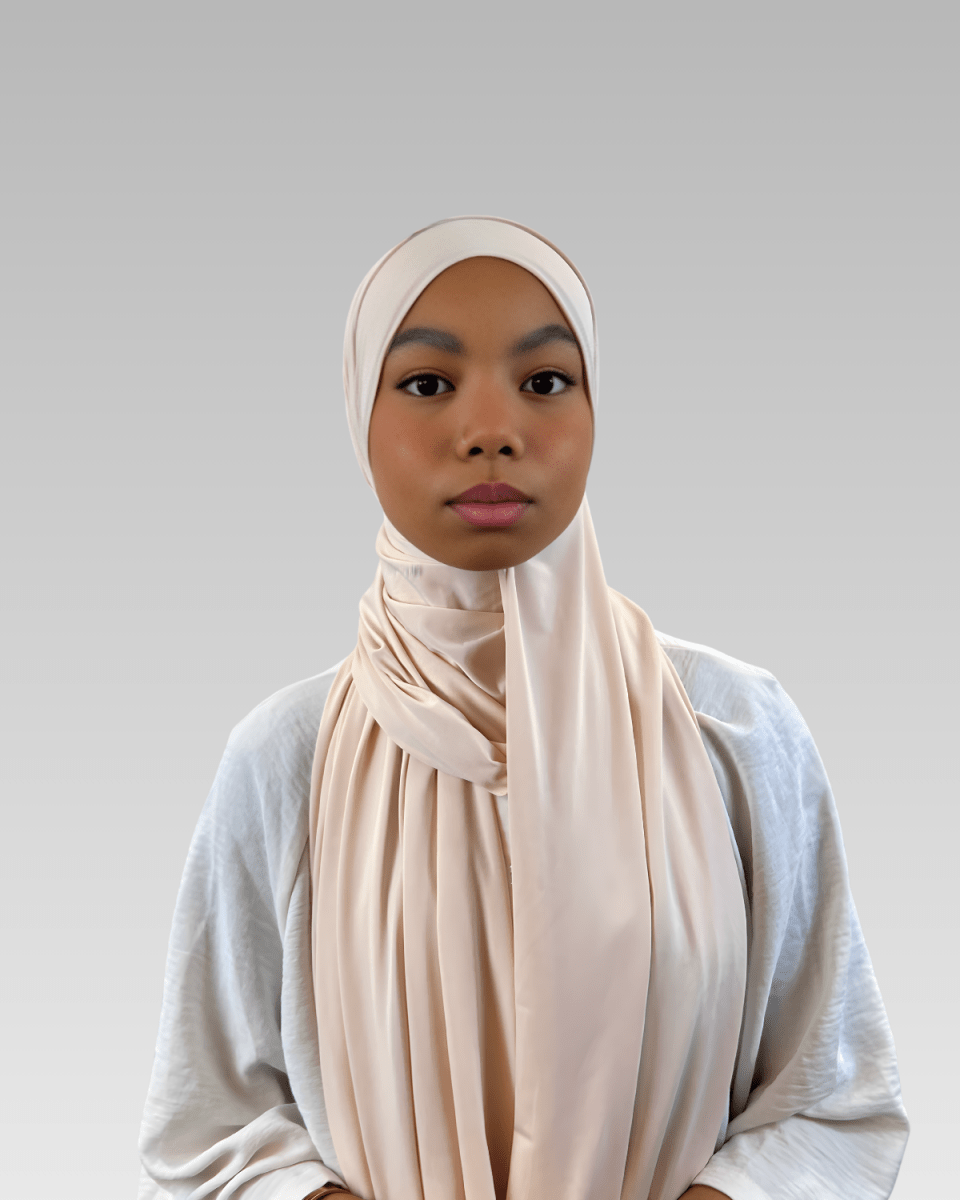 Hijab Jersey Liquid - Beige - N°L3 - MonHijab.fr