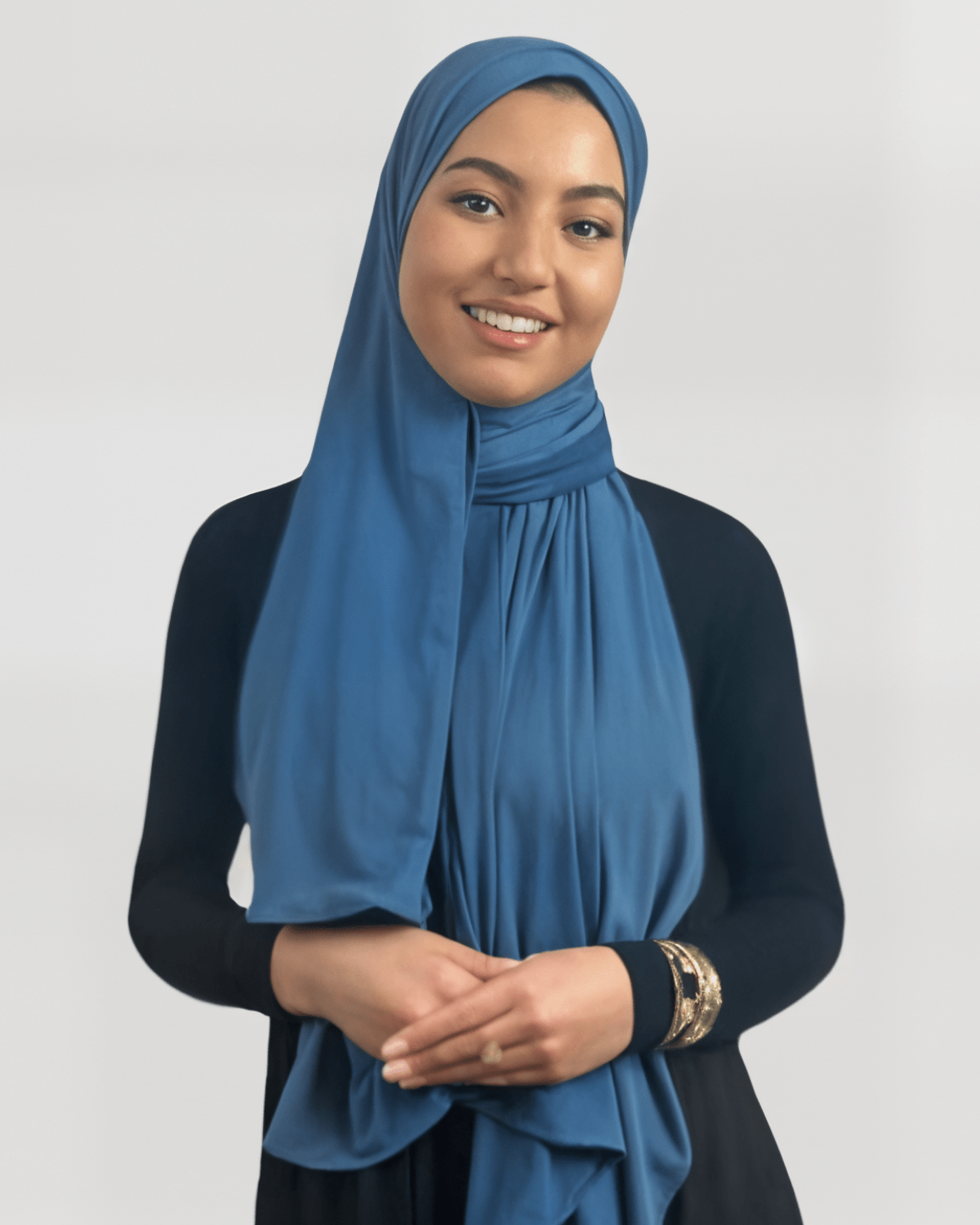 Hijab Jersey Premium - Bleu Foncé N°64 - MonHijab.fr