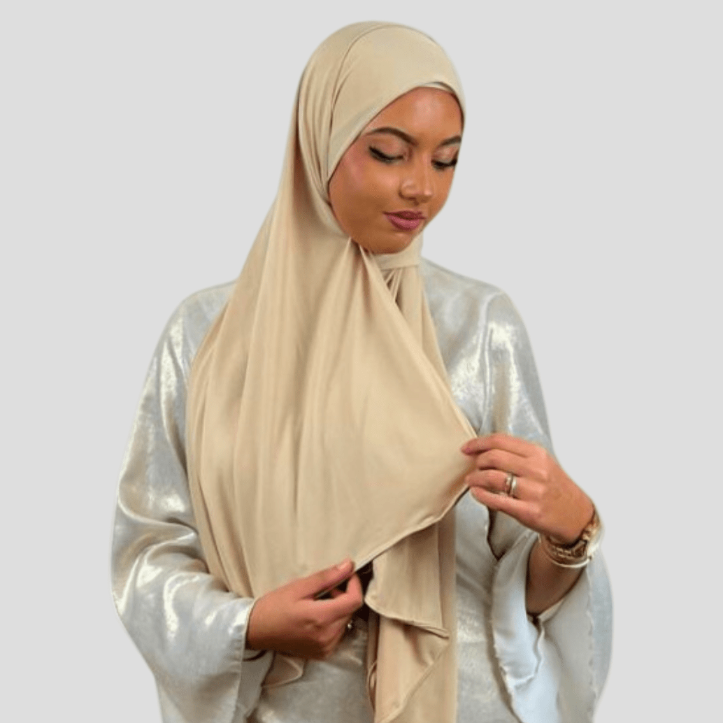 Hijab Jersey Premium - Crème N°103 - MonHijab.fr