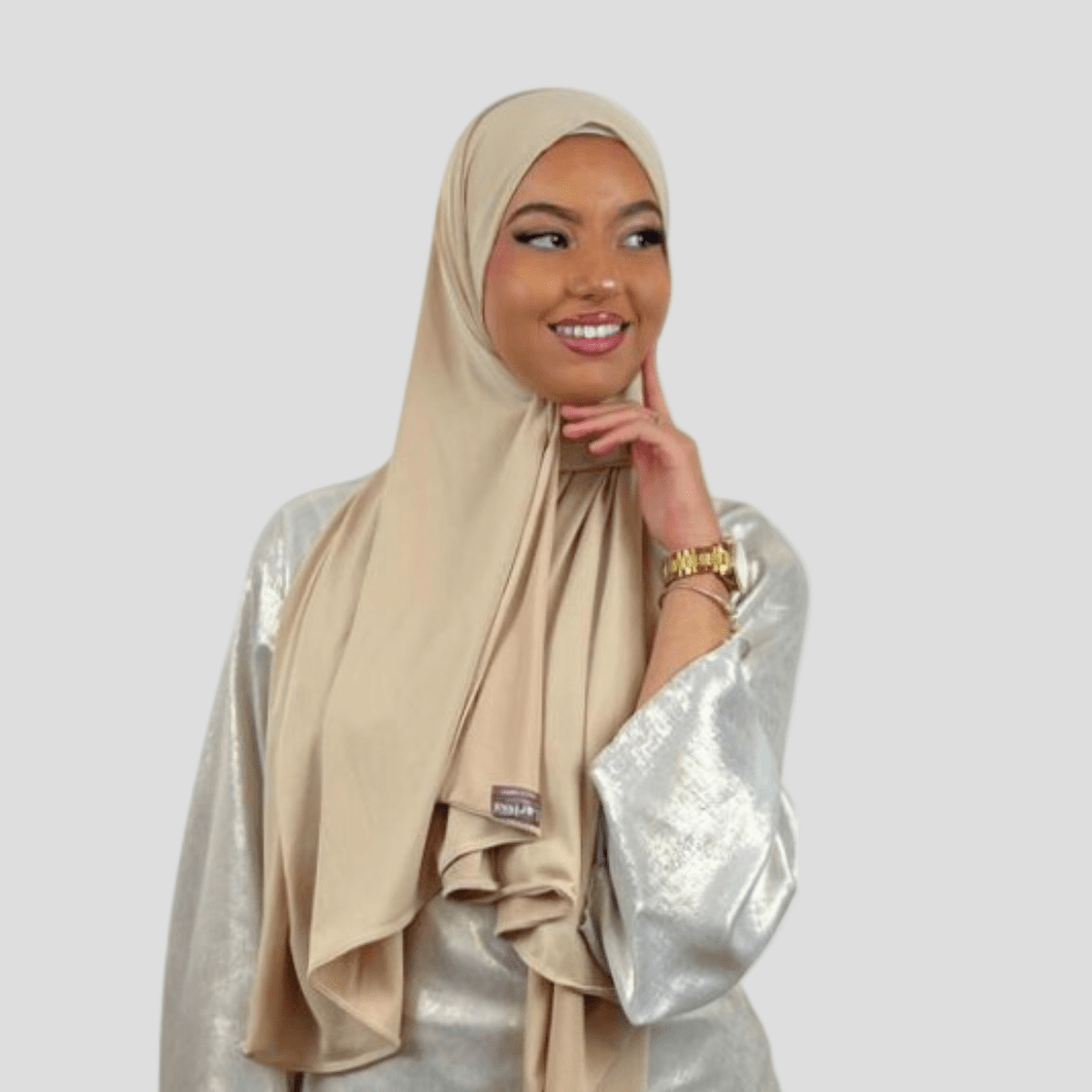 Hijab Jersey Premium - Crème N°103 - MonHijab.fr
