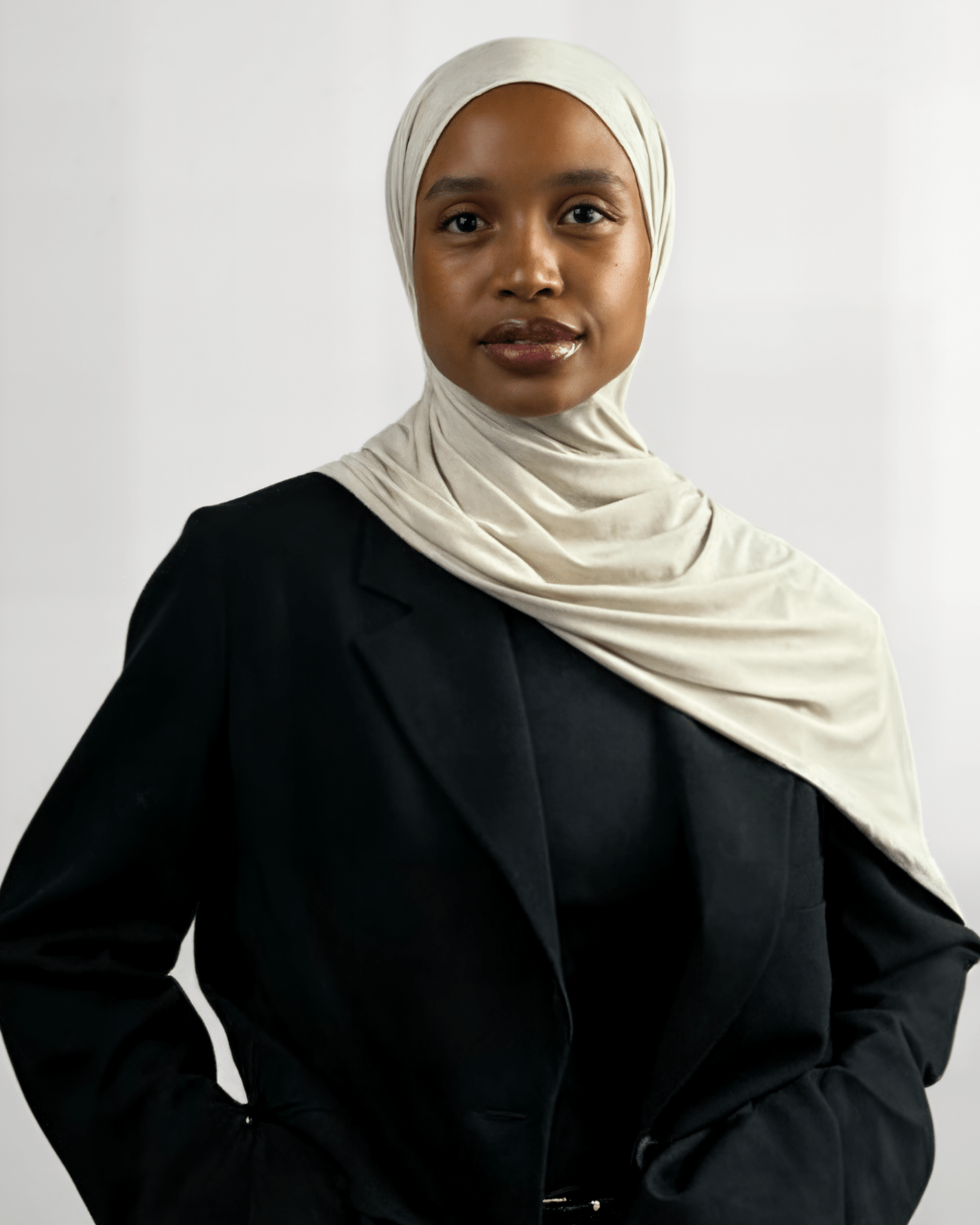 Hijab Jersey Premium - Crème N°J2 - MonHijab.fr