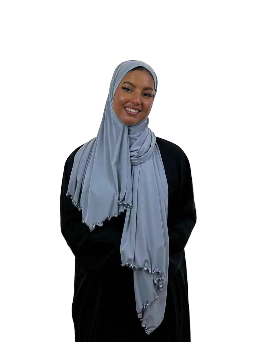 Hijab Jersey Premium Bleu – MonHijab.fr