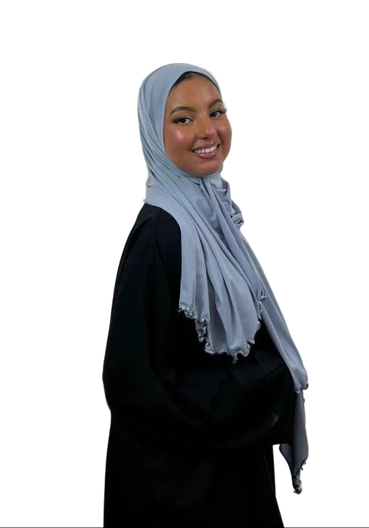 Hijab Jersey Premium Bleu – MonHijab.fr