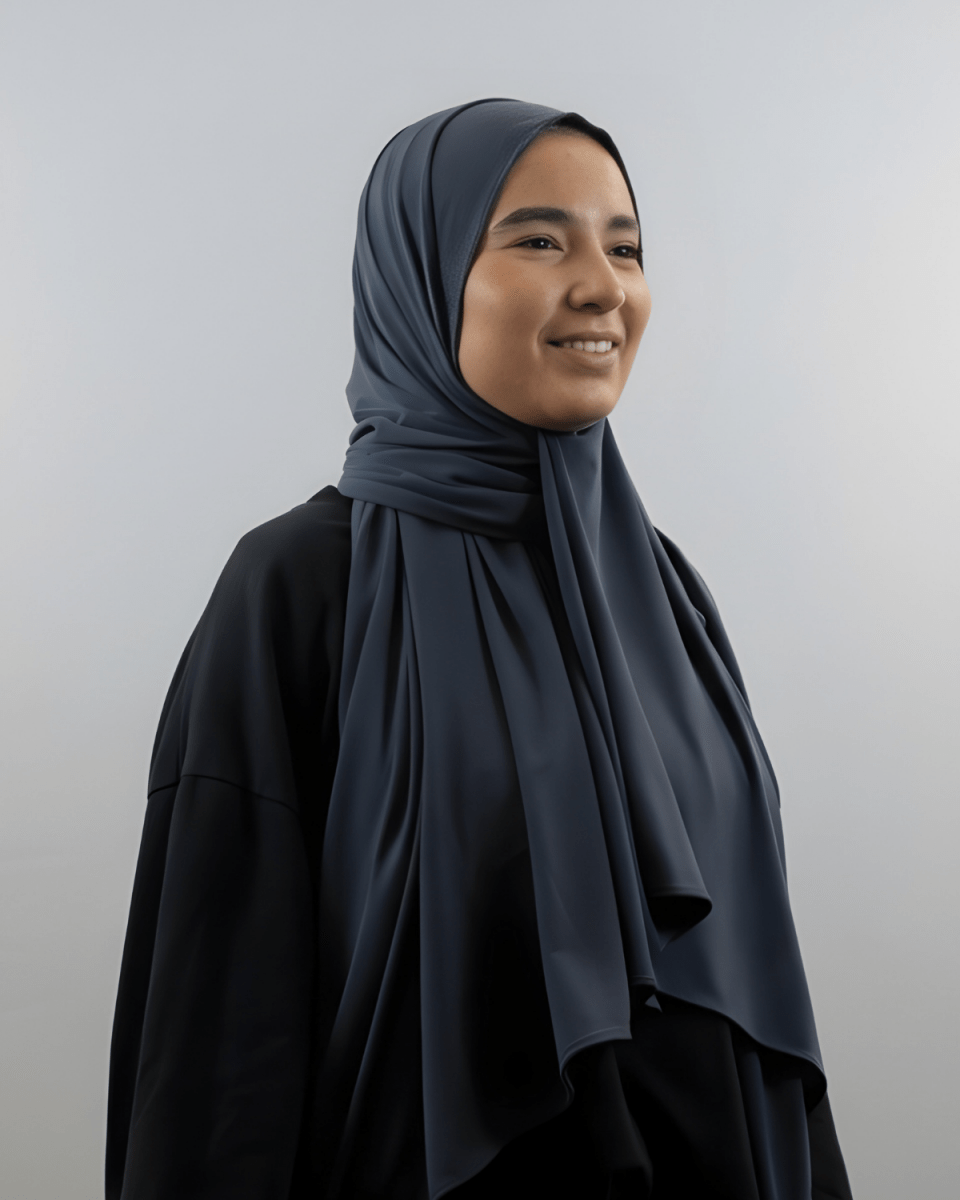 Hijab Jersey Premium - Gris N°J13 - MonHijab.fr