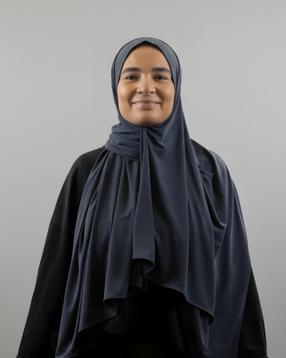 Hijab Jersey Premium - Gris N°J13 - MonHijab.fr