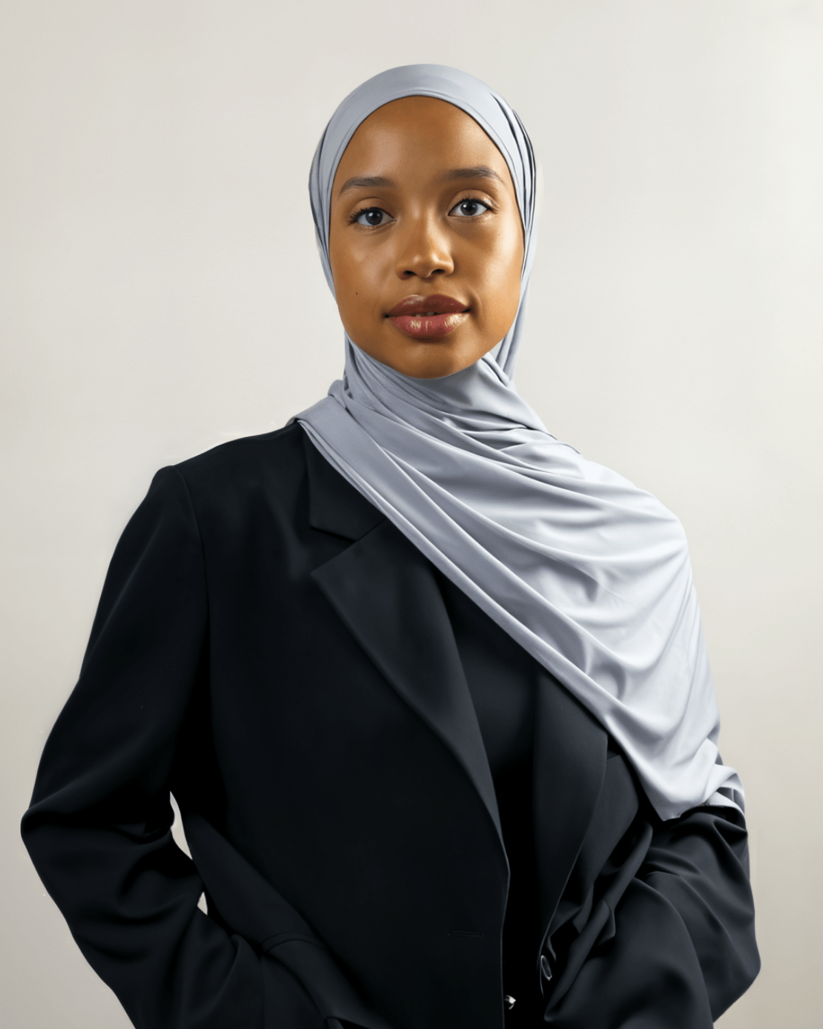 Hijab Jersey Premium - Gris N°J7 - MonHijab.fr