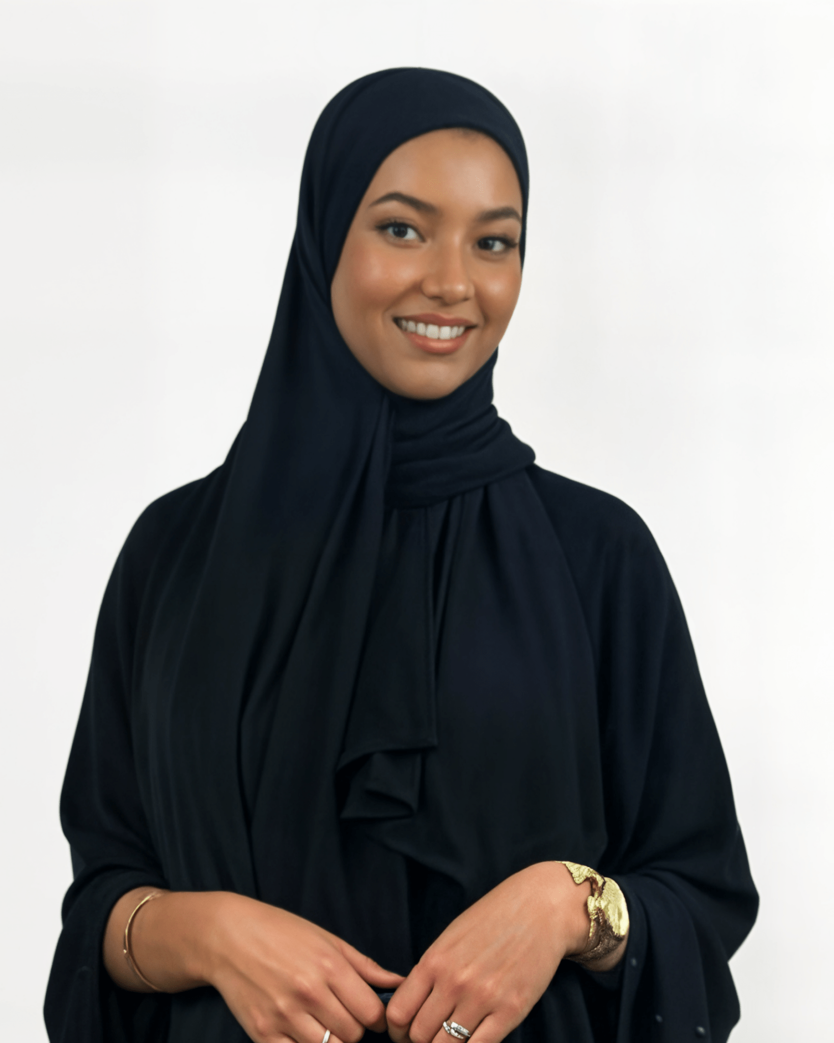 Hijab Jersey Premium - Noir N°113 - MonHijab.fr