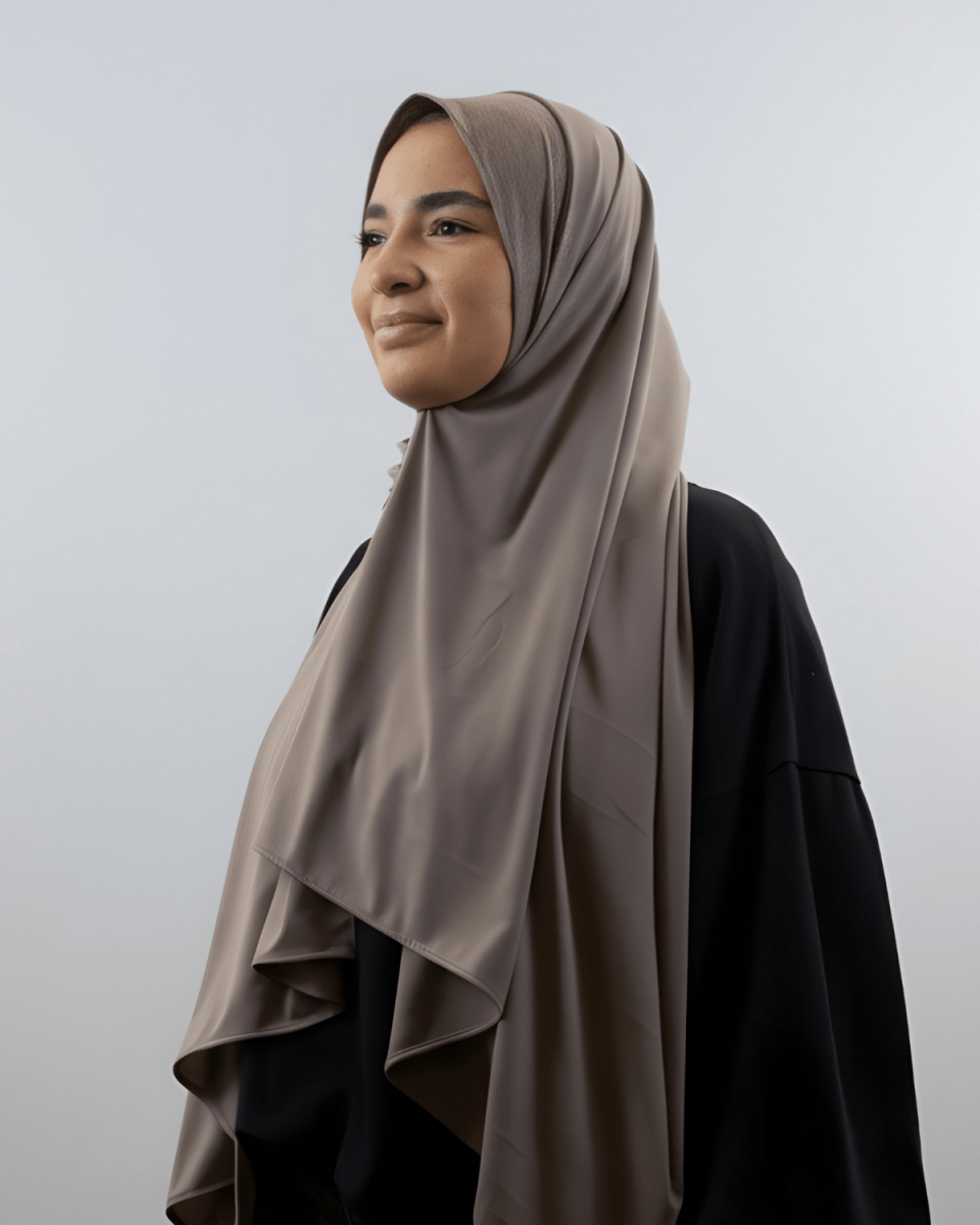 Hijab Jersey Premium - Taupe Clair N°J11 - MonHijab.fr