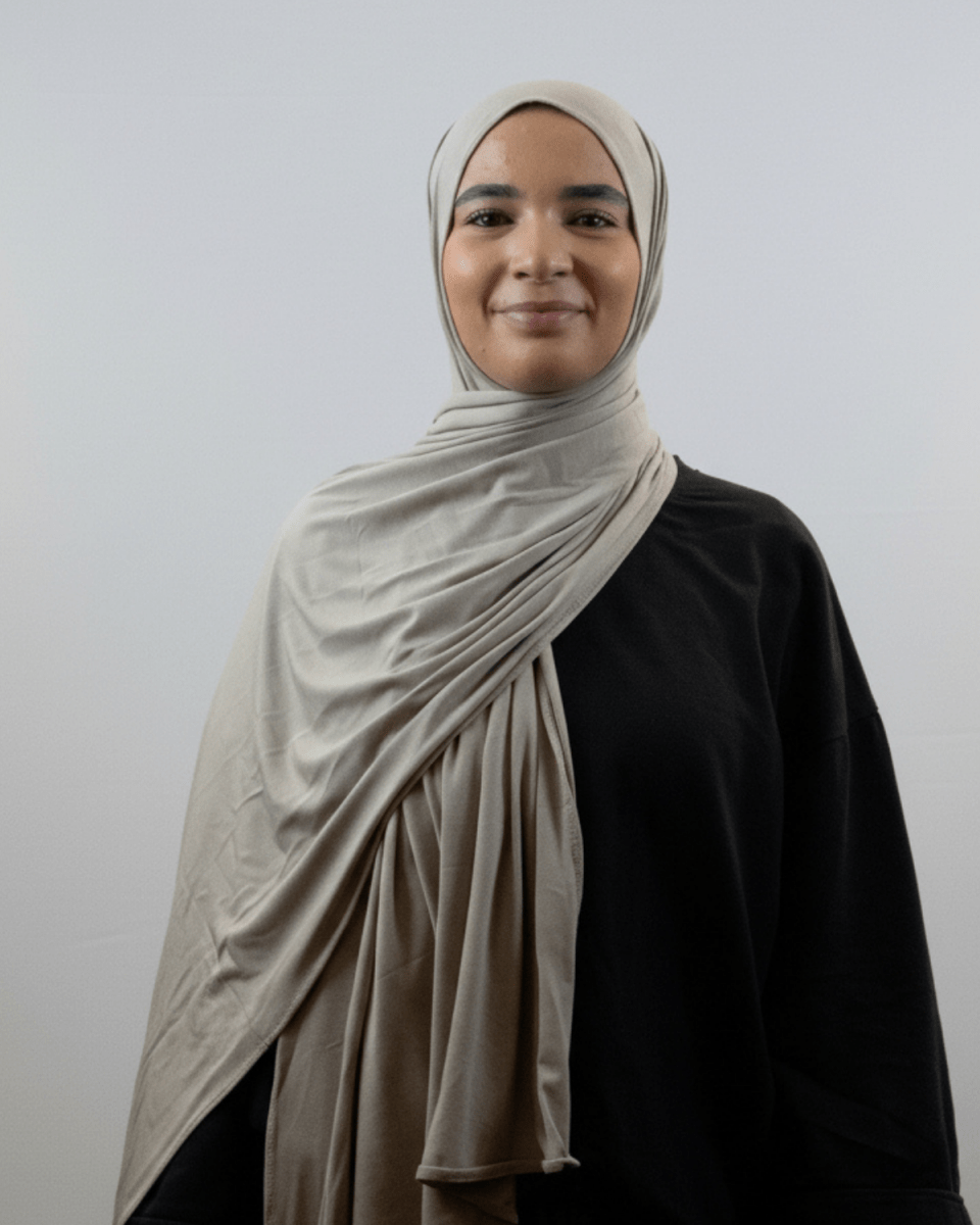 Hijab Modal - Beige - N°M1 - MonHijab.fr