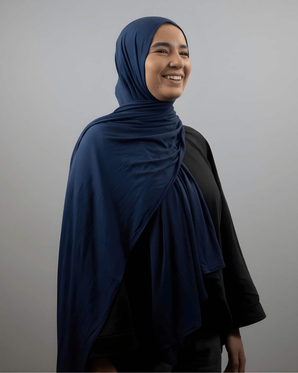 Hijab Modal - Bleu Marine - N°M5 - MonHijab.fr