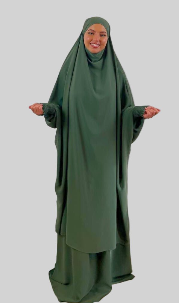 Jilbab Dubai – Vert - MonHijab.fr