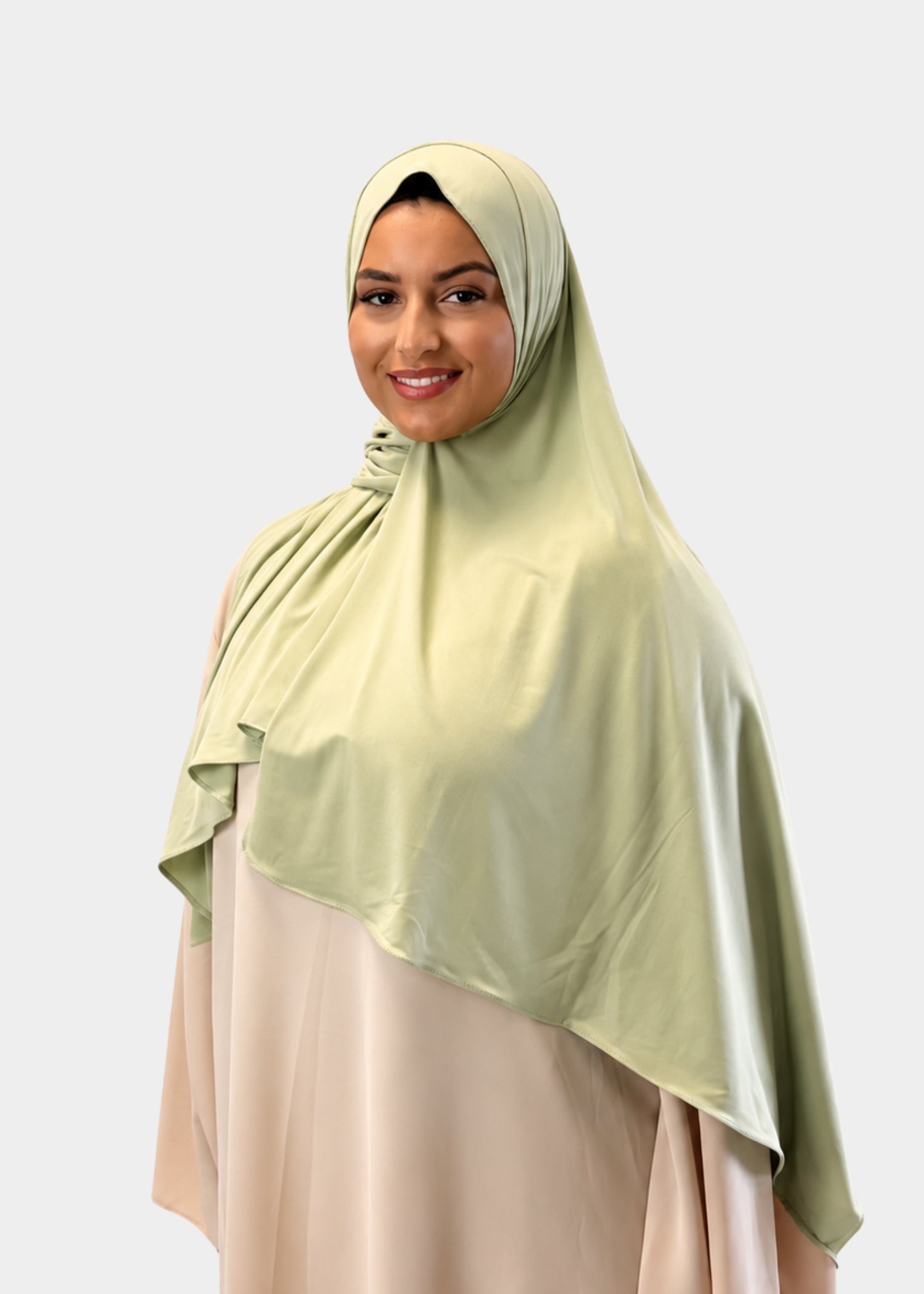 Hijab Jersey Premium - Vert d'eau N°J4