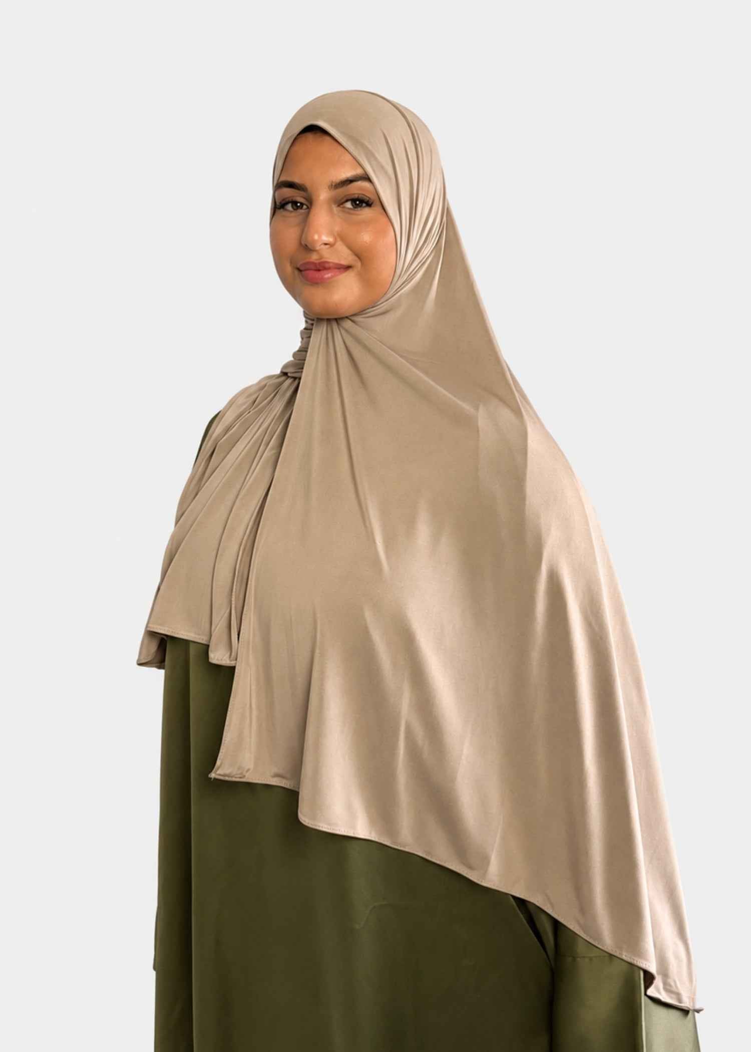 Hijab Jersey Liquid - Ivoire - N°L18