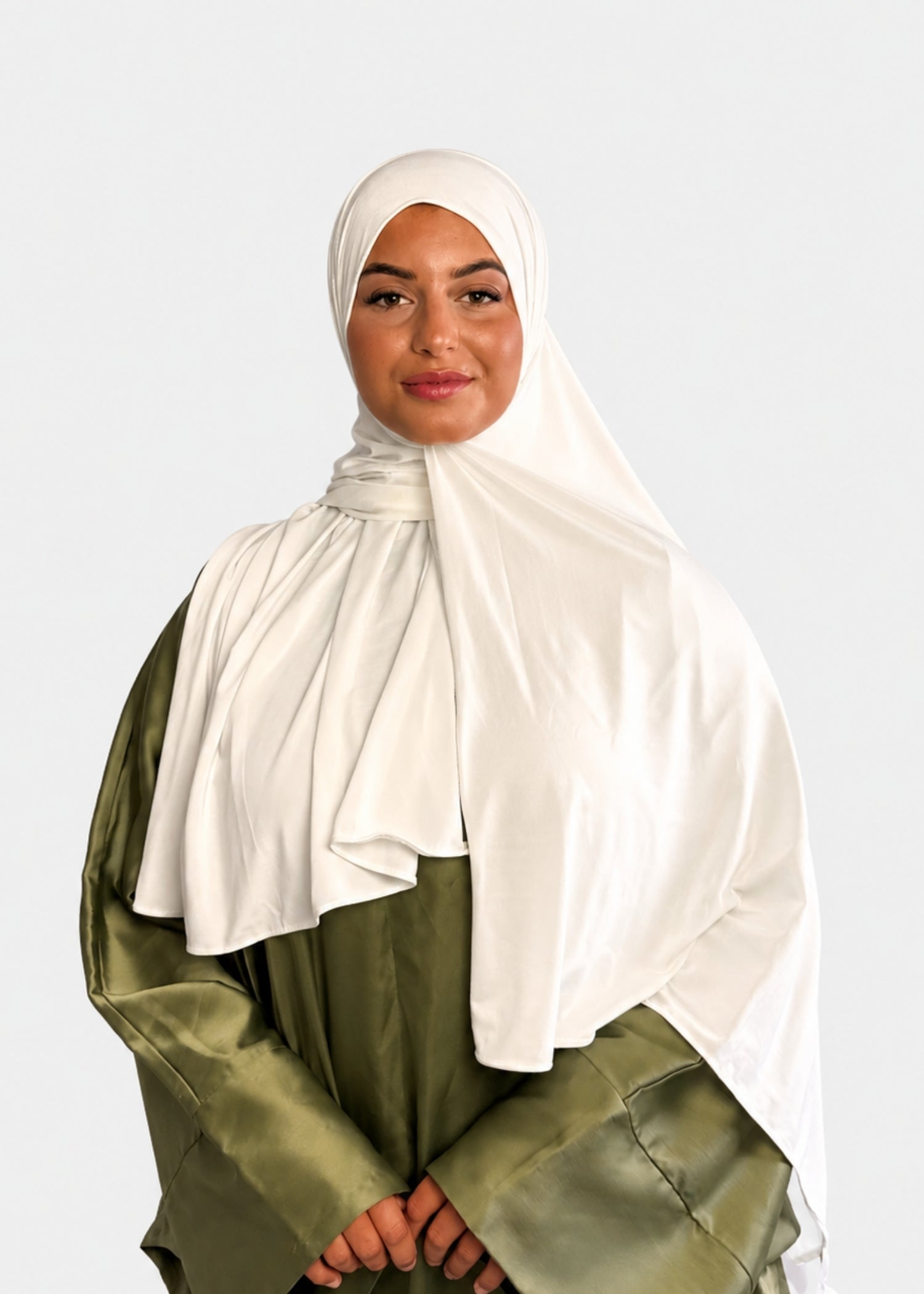 Hijab Jersey Liquid - Ivoire - N°L18