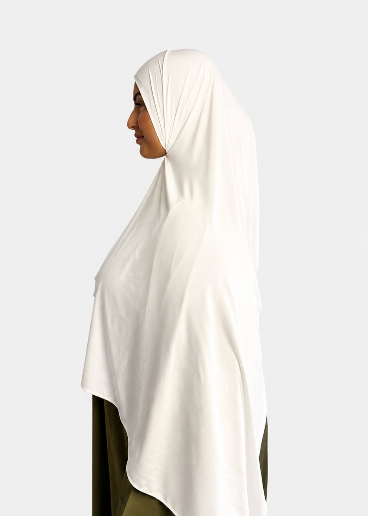 Hijab Jersey Liquid - Ivoire - N°L18