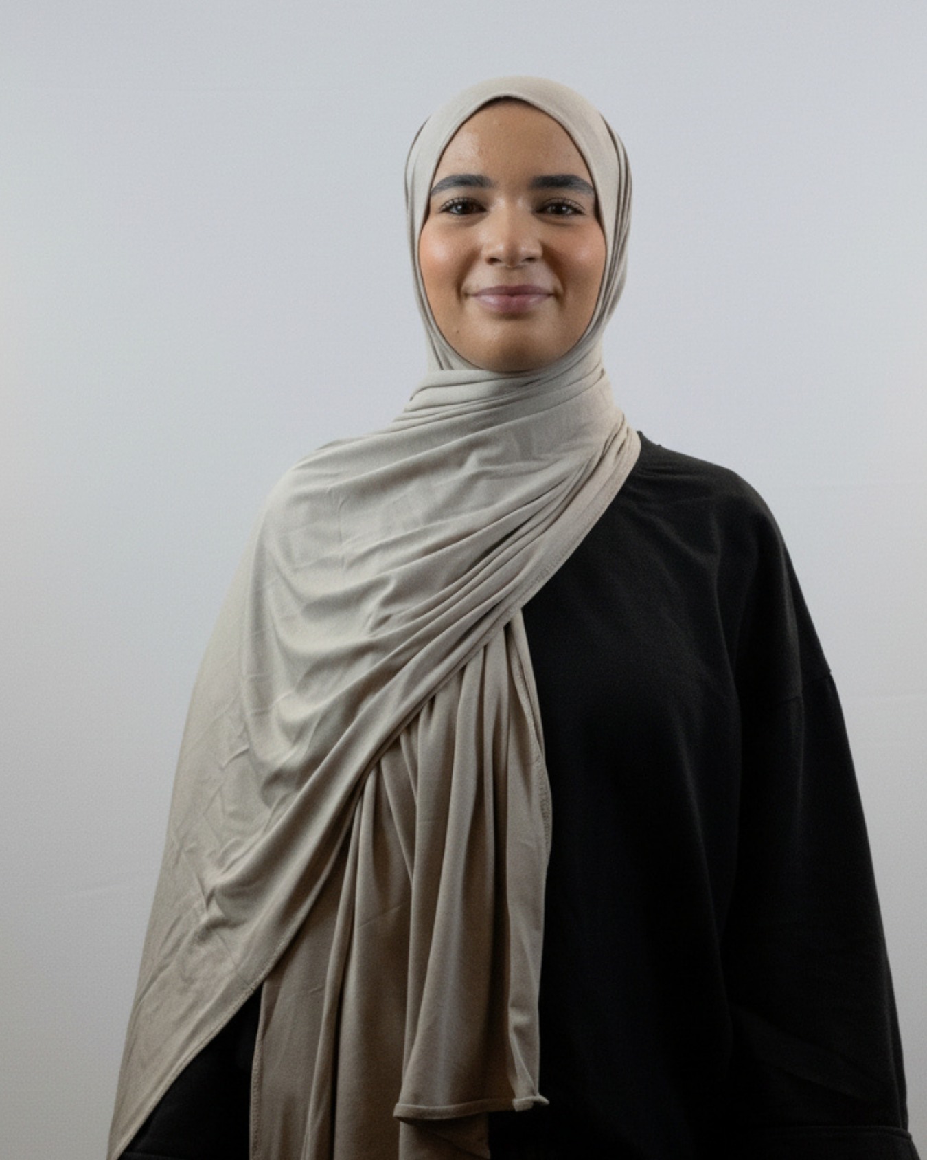 Hijab Modal Taupe – MonHijab.fr