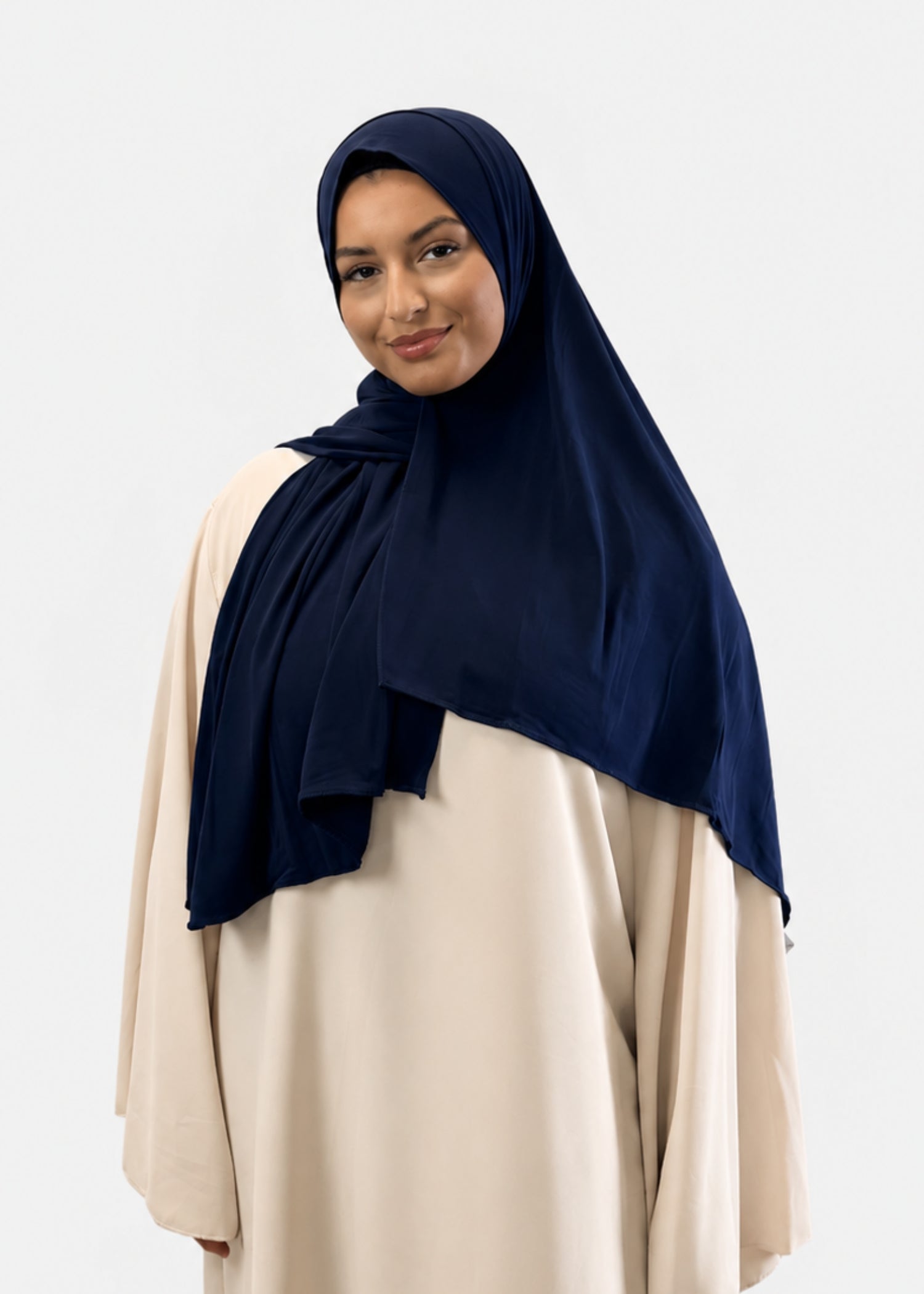 Hijab Jersey Premium - Bleu Nuit N°106