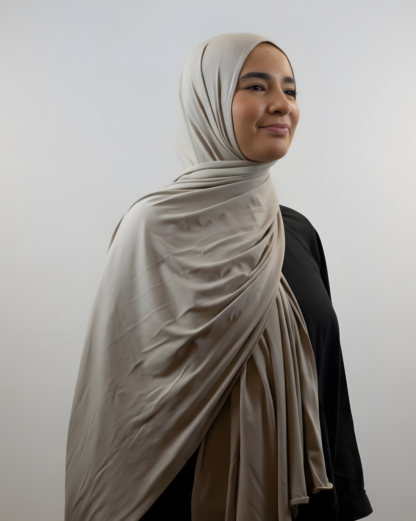 Hijab Modal Taupe – MonHijab.fr
