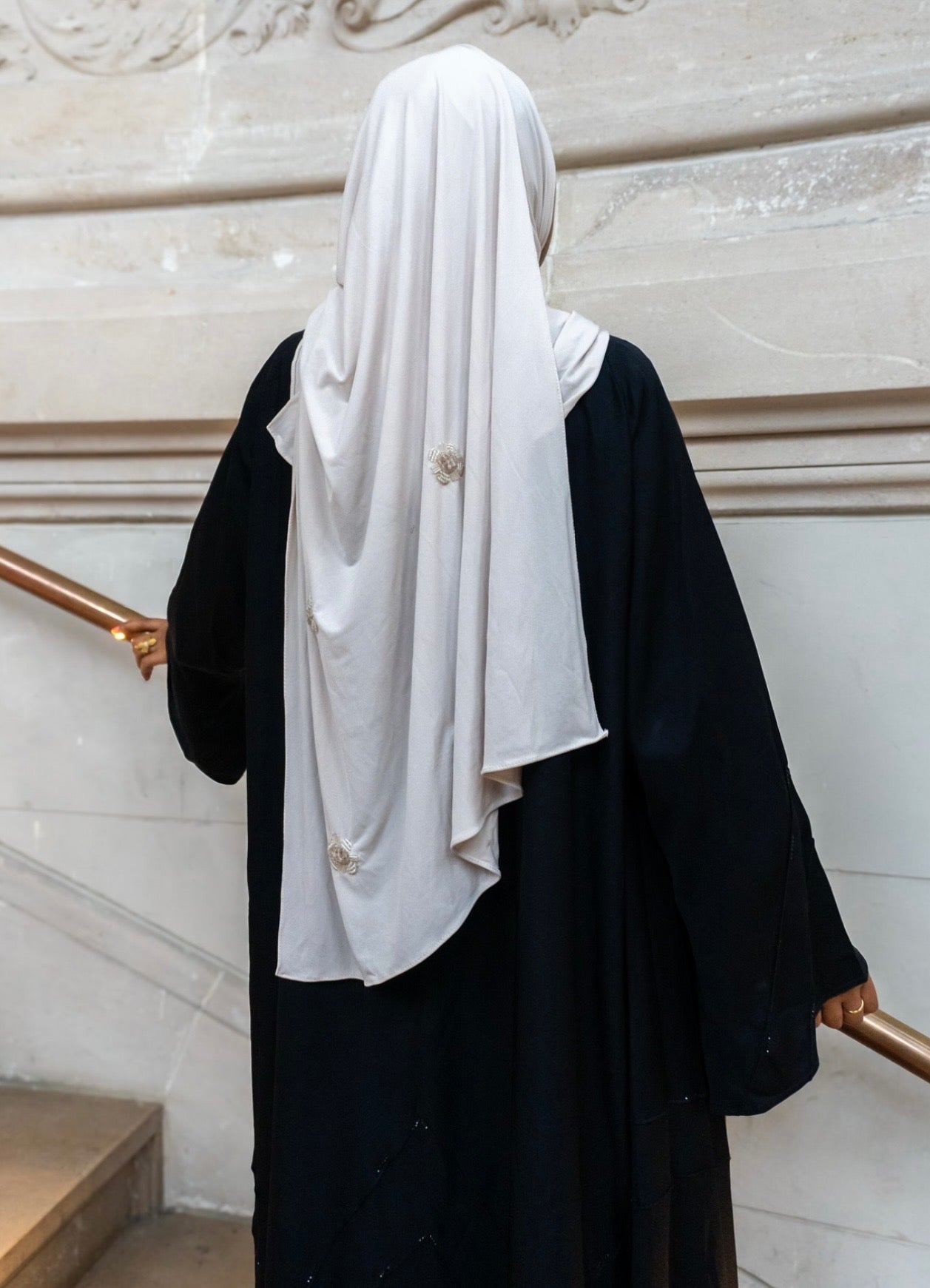 Hijab Jersey Crystal Luxe - Beige nr. 4