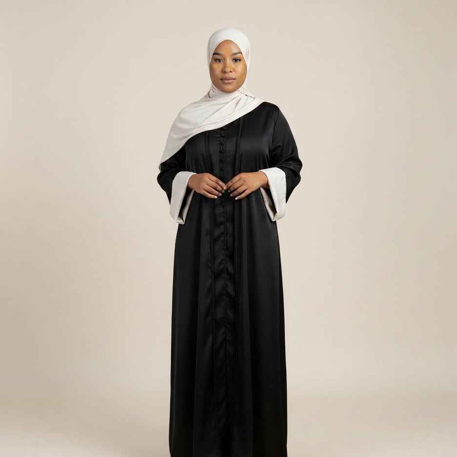 Tenue modest Noir élégante – MonHijab.fr