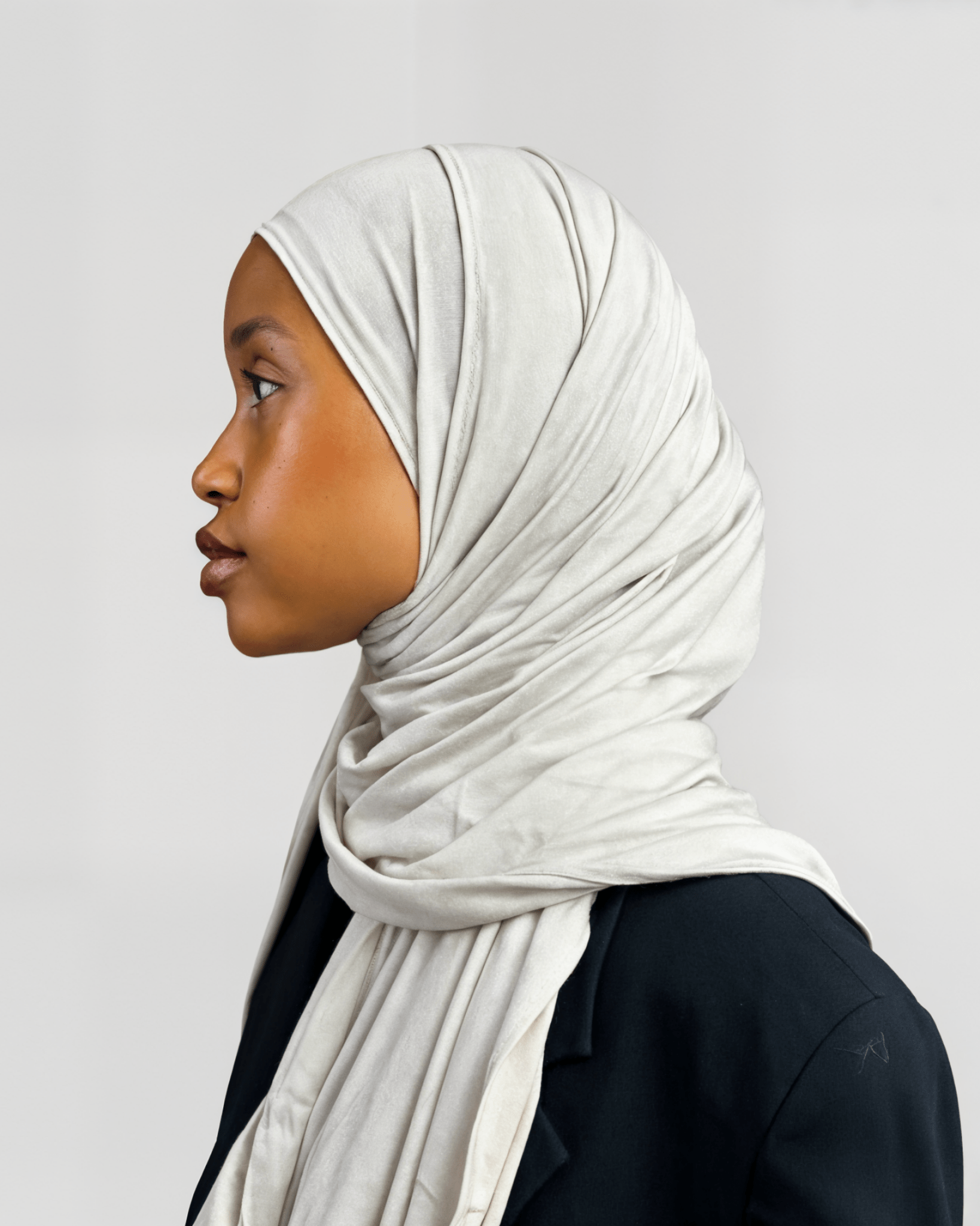 Hijab Coton - Beige Luxe - MonHijab.fr