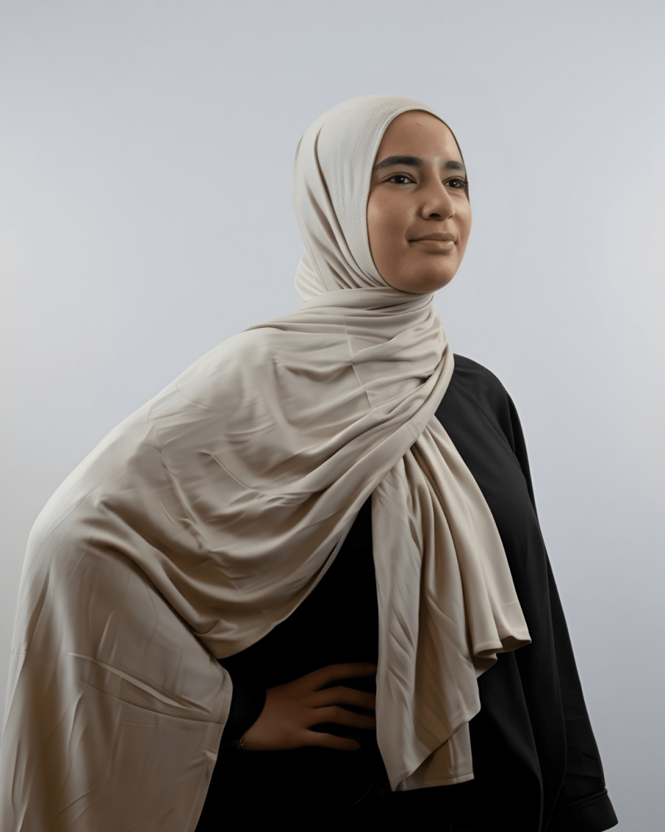 Hijab Coton - Latté Luxe - C7 - MonHijab.fr