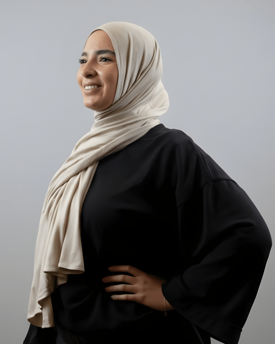 Hijab Coton - Latté Luxe - C7 - MonHijab.fr