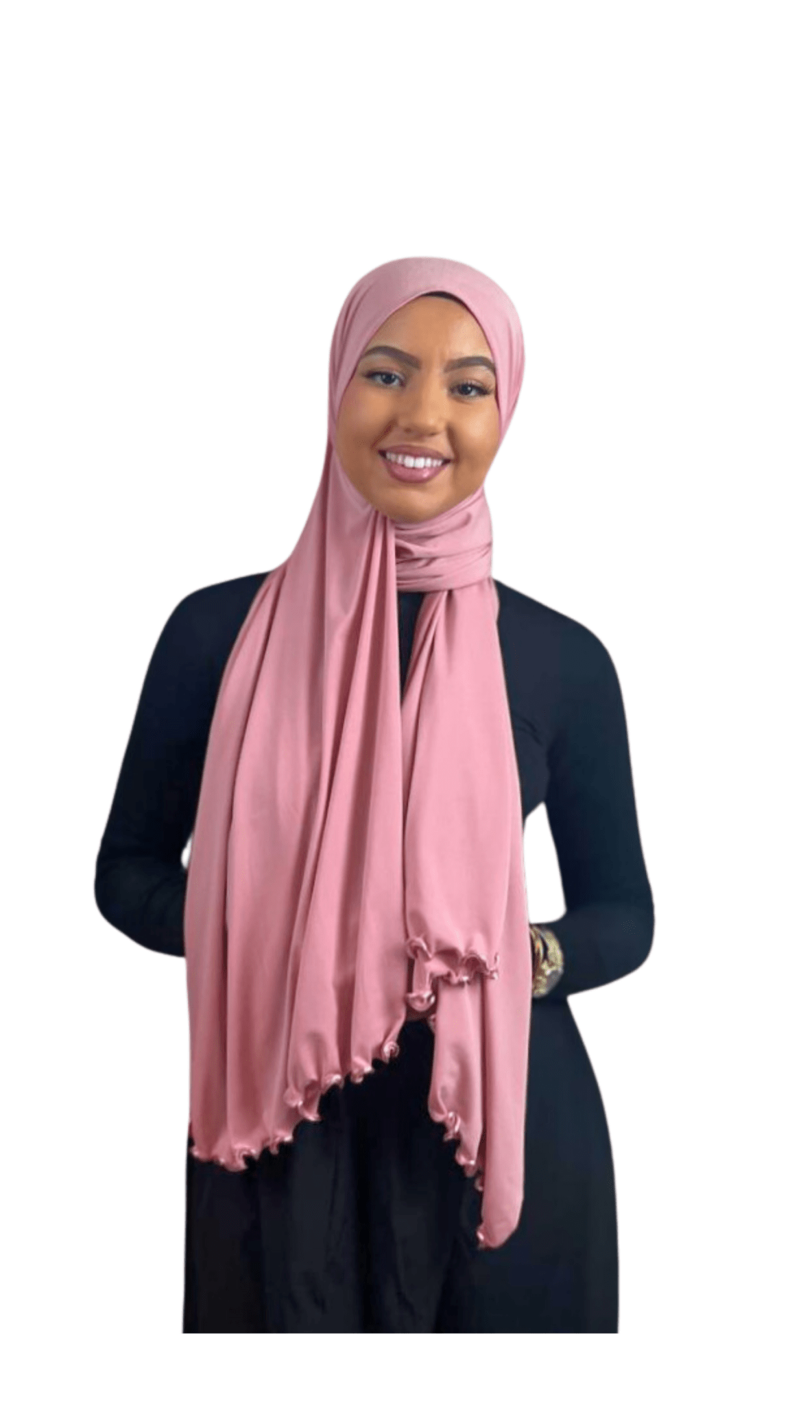 Hijab Jersey Frisé Premium - Rose Bonbon N°52 - MonHijab.fr