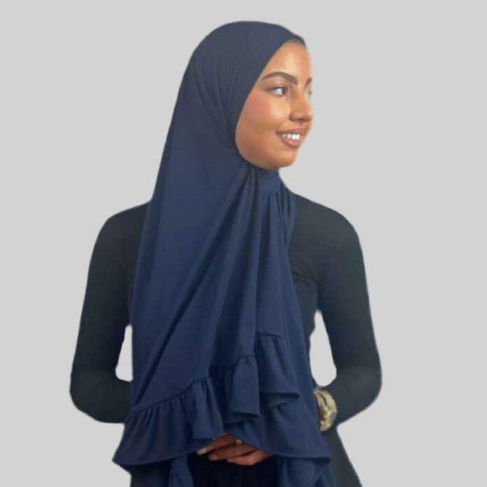 Hijab Jersey Froufrou - Bleu Marine N°25 - MonHijab.fr
