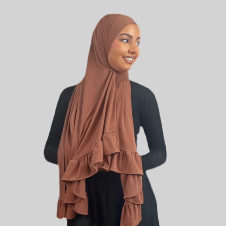 Hijab Jersey Froufrou - Rose N°6 - MonHijab.fr