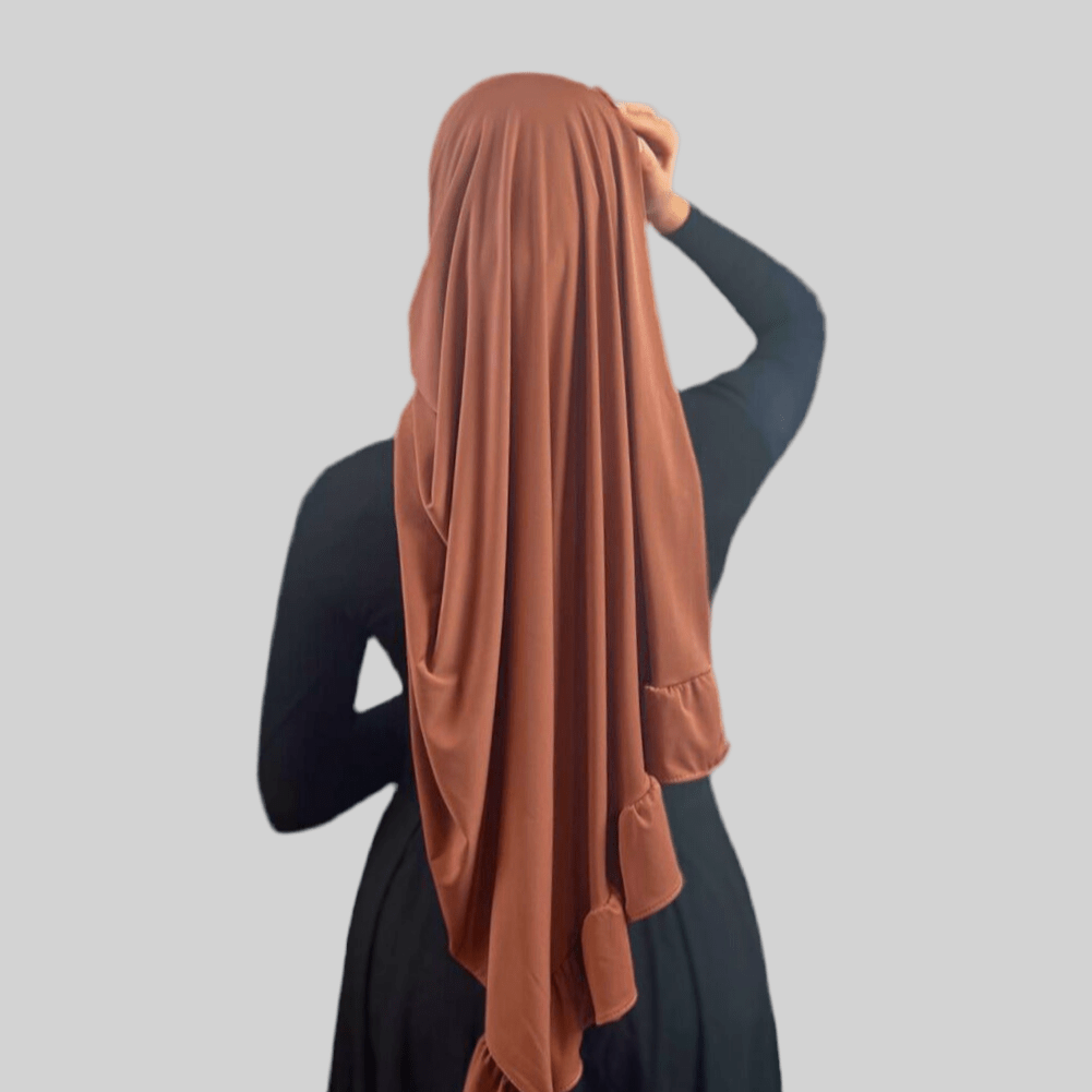 Hijab Jersey Froufrou - Rose N°6 - MonHijab.fr
