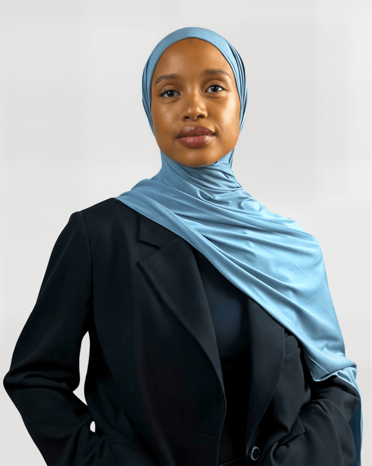Hijab Jersey Premium - Bleu N°J3 - MonHijab.fr