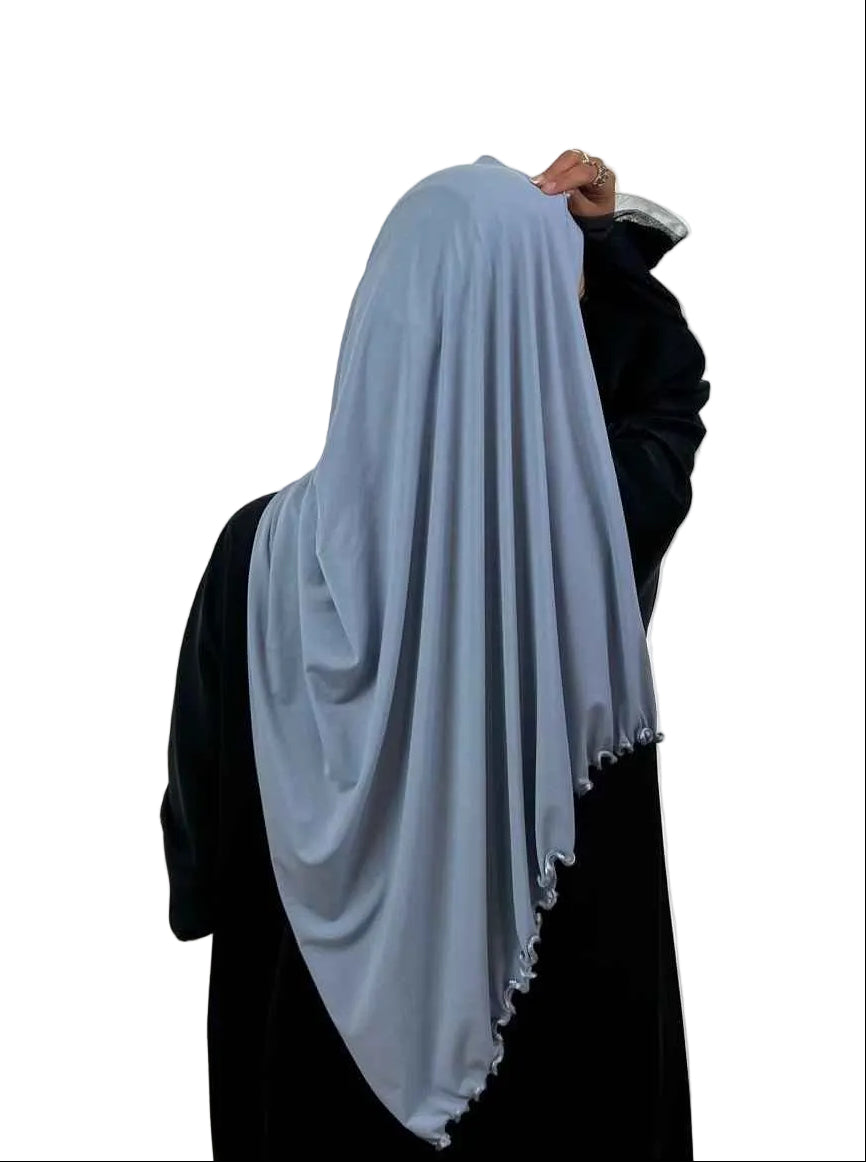 Hijab Jersey Premium Bleu – MonHijab.fr