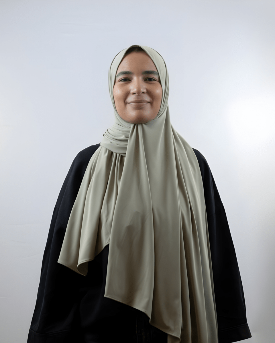 Hijab Jersey Premium - Vert Olive N°J14 - MonHijab.fr